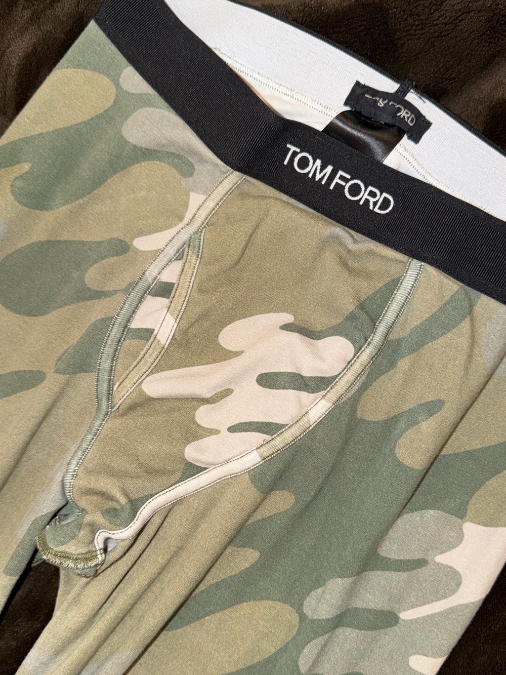 Tom Ford Camo long John (unisex) - Green Camouflage